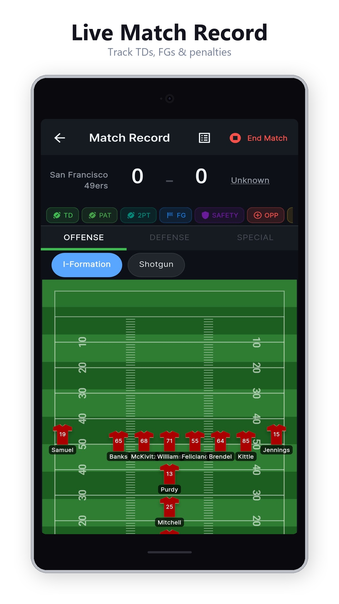 Live Match Tracking
