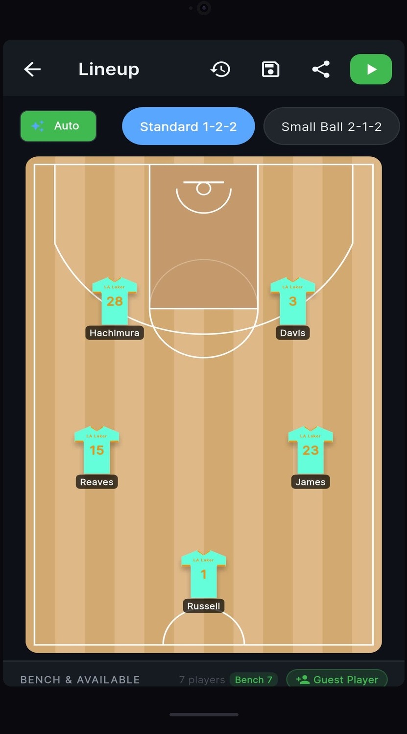 Lineup Builder
