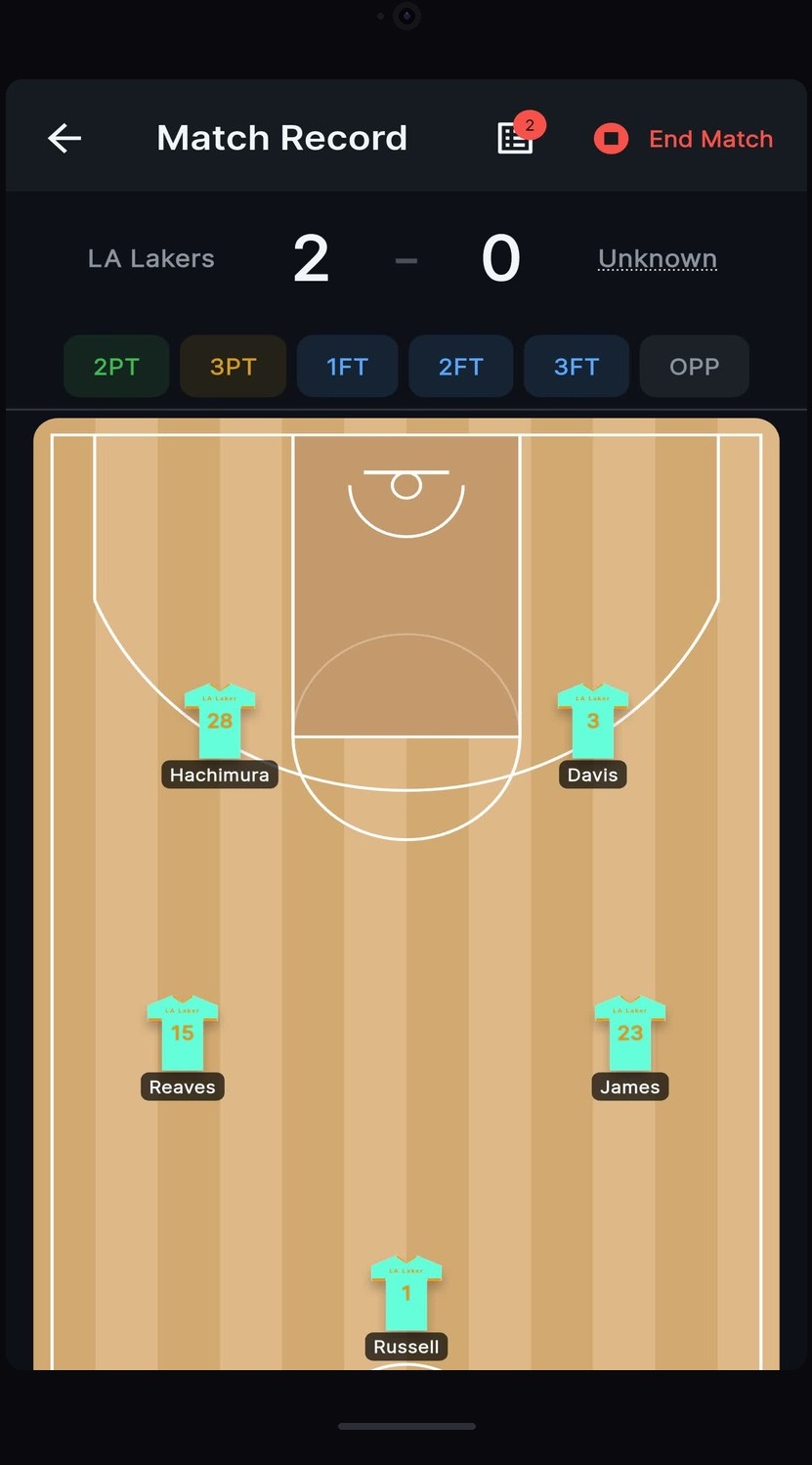 Live Match Tracking