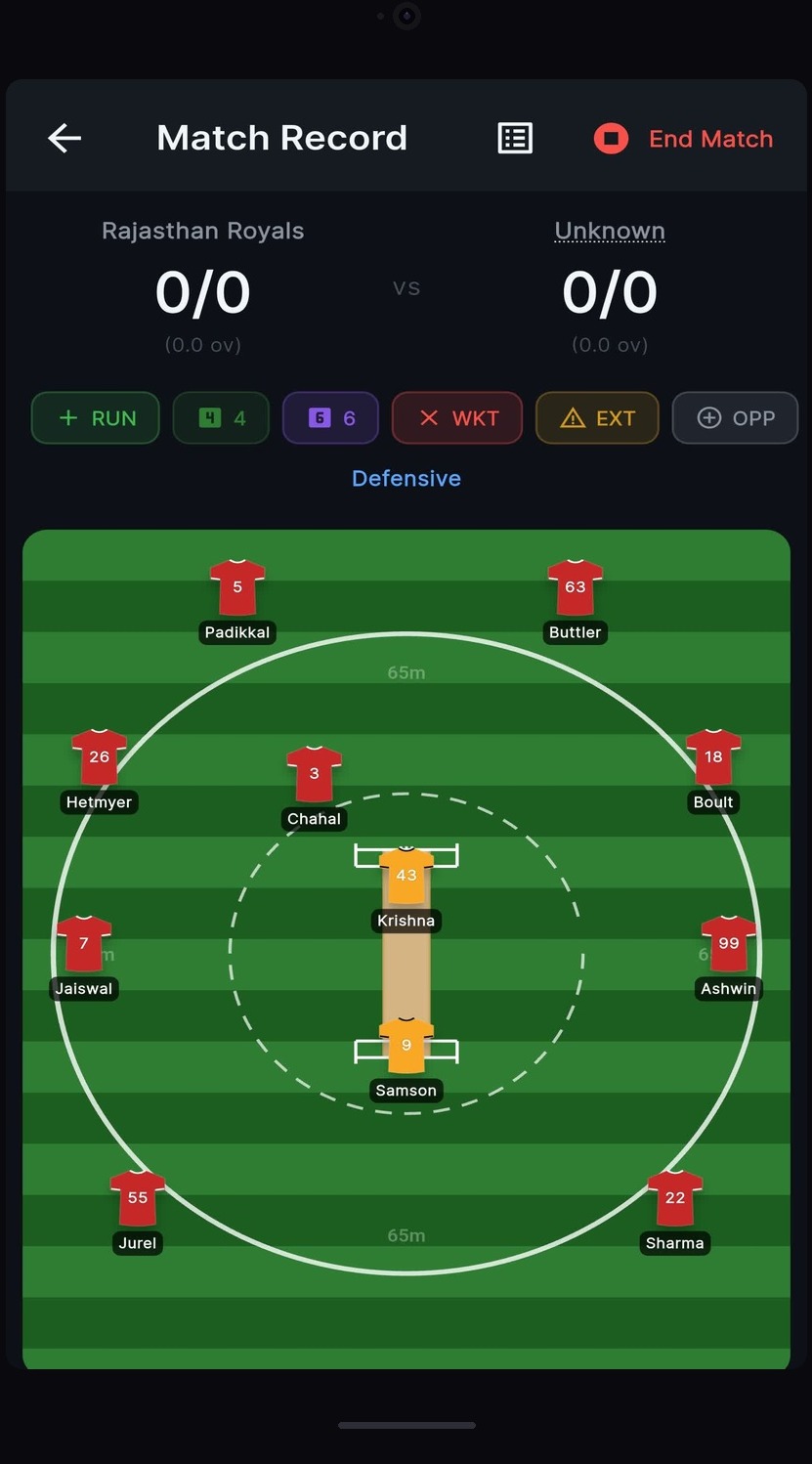 Live Match Tracking
