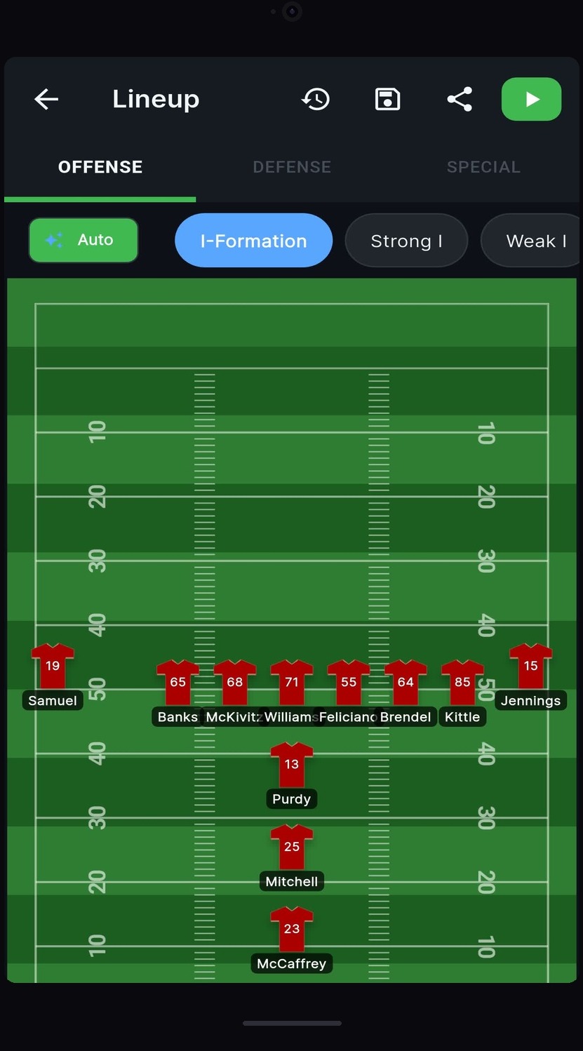 Lineup Builder