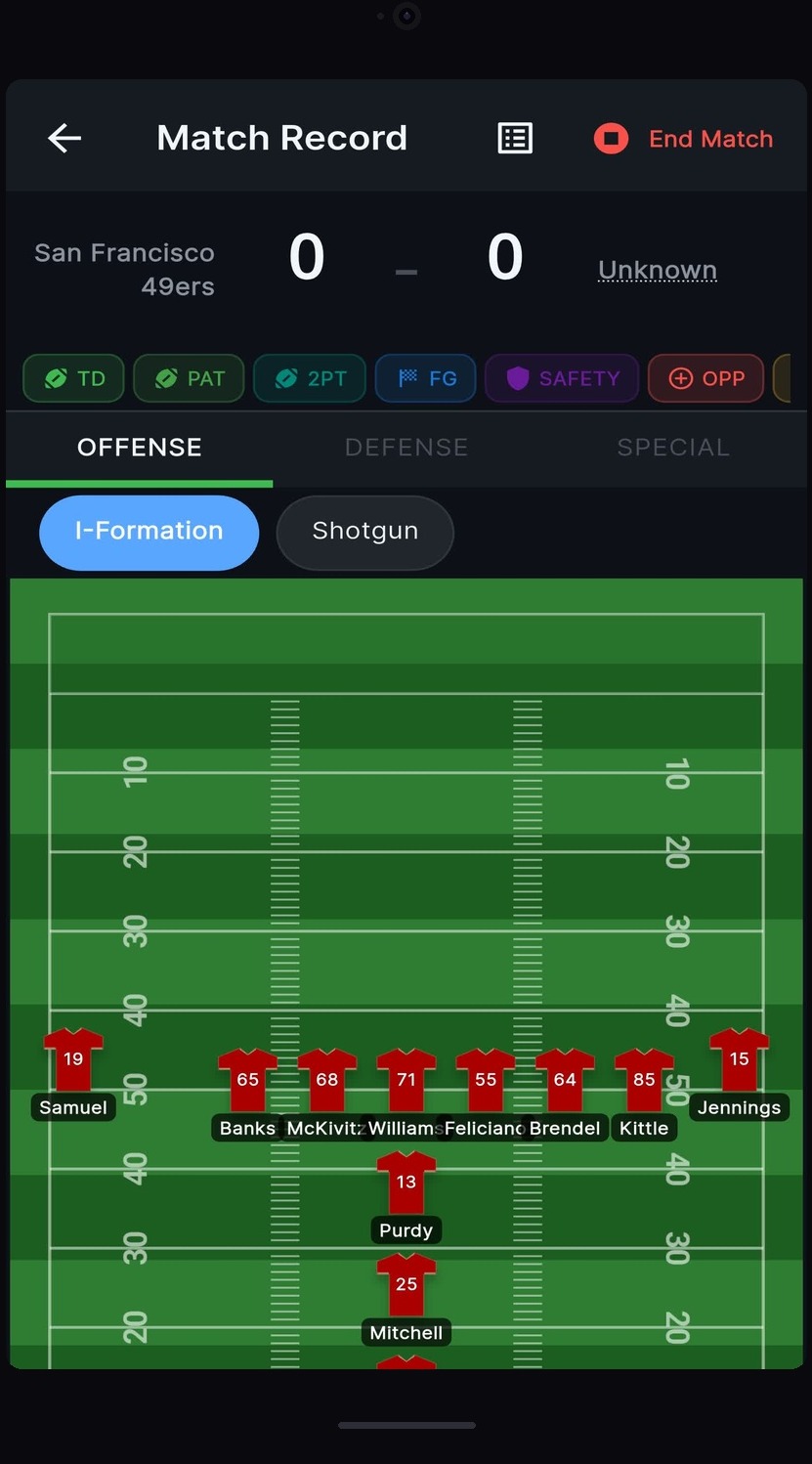 Live Match Tracking