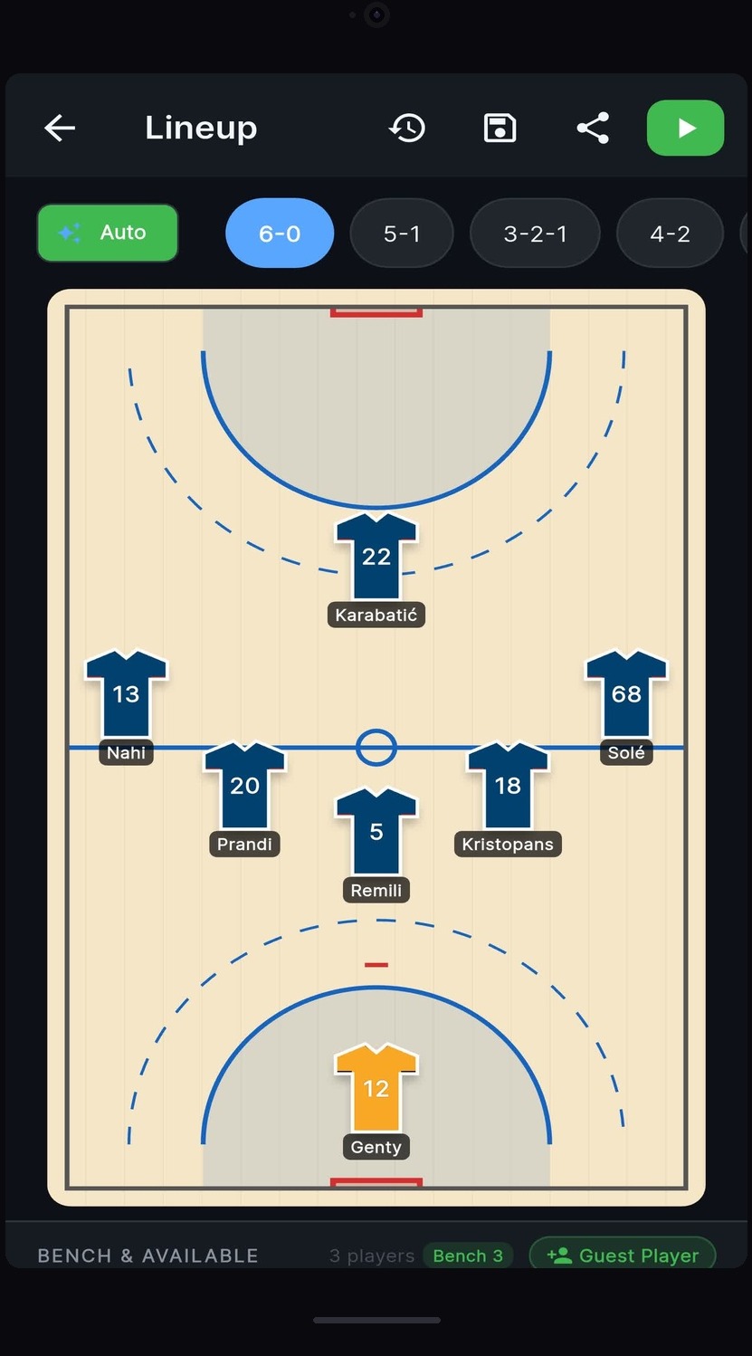 Lineup Builder