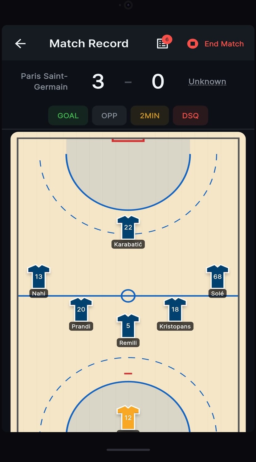 Live Match Tracking