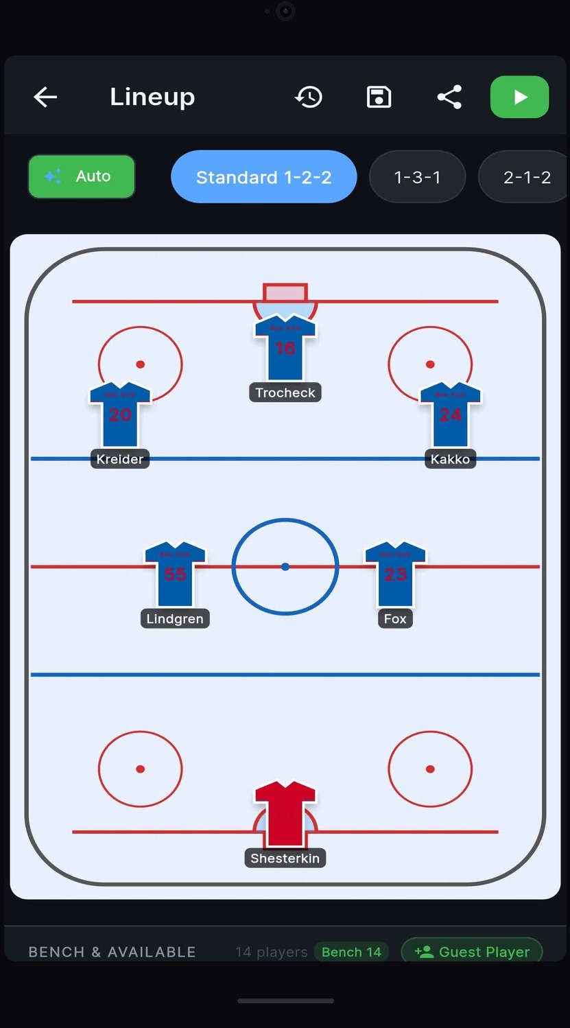 Lineup Builder