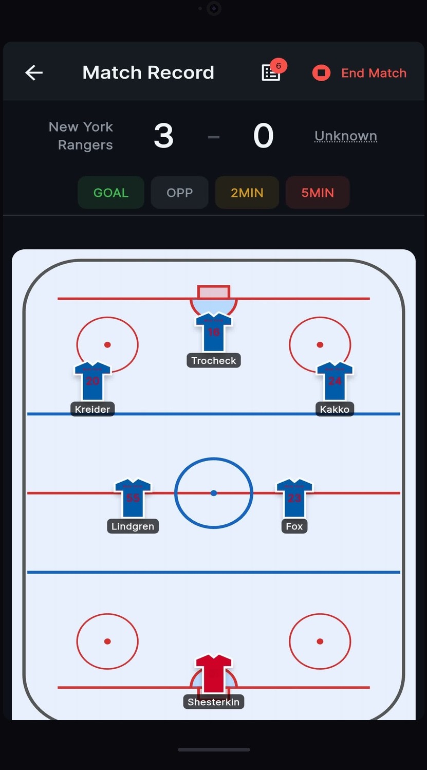 Live Match Tracking