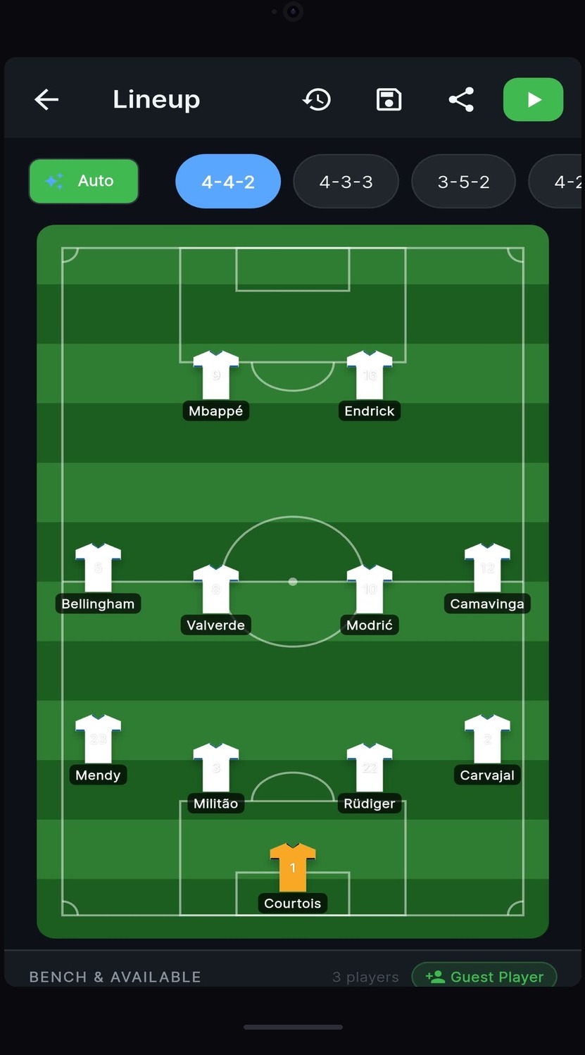 Lineup Builder