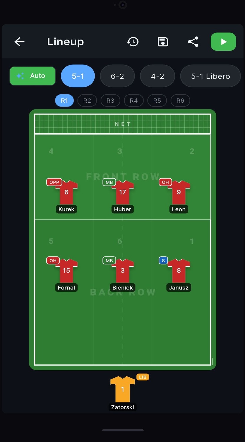 Lineup Builder